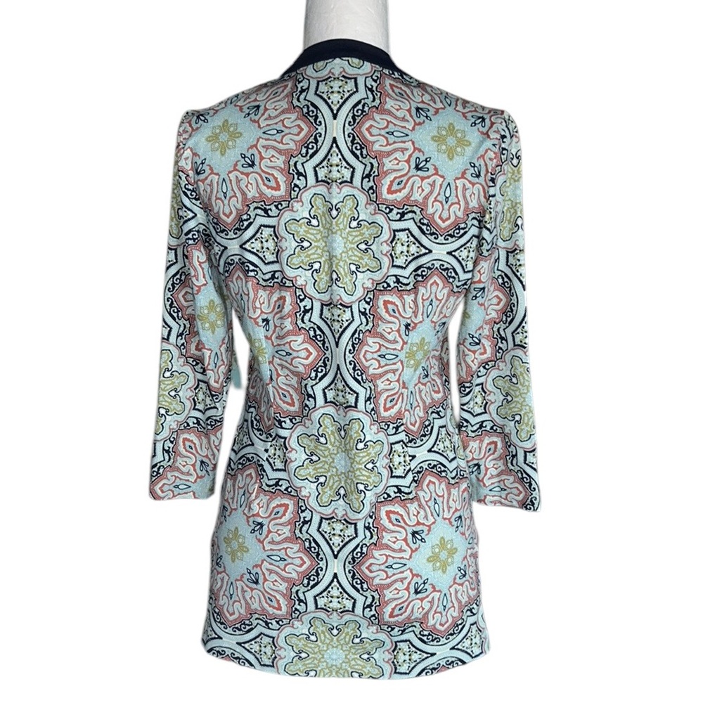 J. McLaughlin Biscayne Medallion Paisley Print Henley Tunic Top - XS - Picture 6 of 12